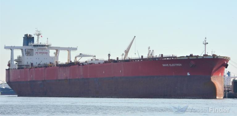 Nave Electron, painted name.